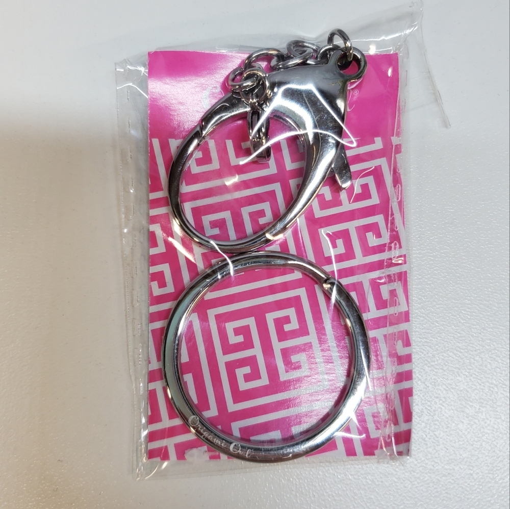 Origami Owl - Silver Keychain